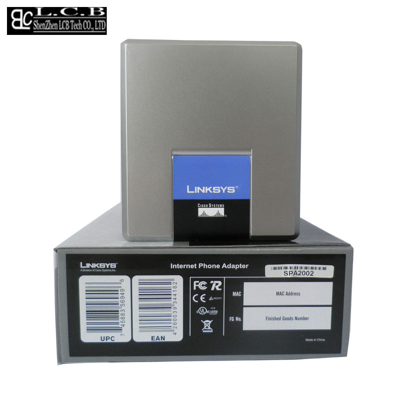 Linksys SPA2002 Unlocked 2 FXS SIP IP VoIP Phone Adapter PBX Phone Telefone Server System