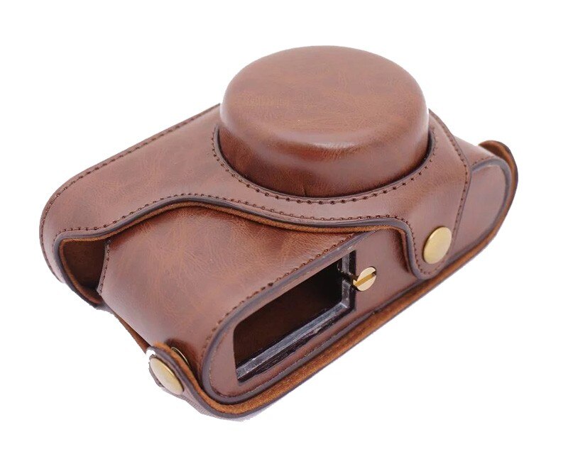 Jahrgang Video kamera tasche für Leica X1 X2 X-1 X-2 digitalkamera PU leder kamera tasche mit trageriemen nehmen batterie direkt