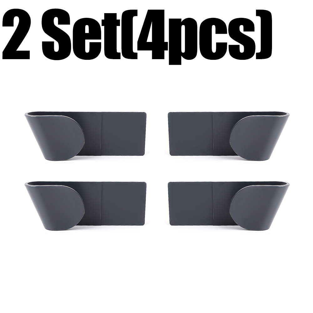 12-2x Pot Lid Organizer for Cabinet Door Adjustable in-Cupboard Pot and Pan Lid Holders for Home Wall Mount Pot Cover Organizer: plum