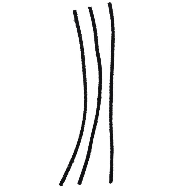 100 Pcs 30cm Black pipe cleaners
