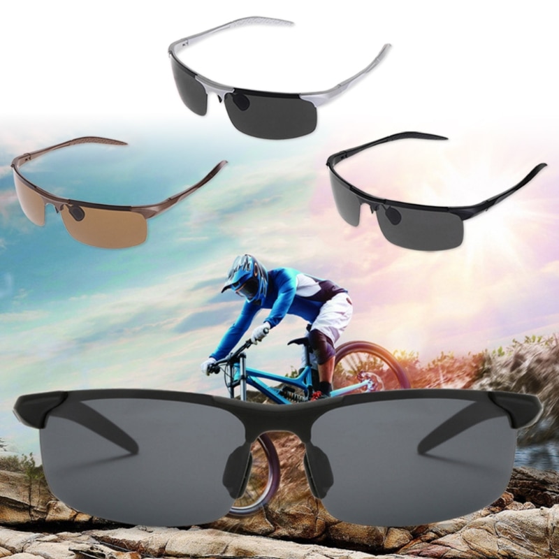 Gafas polarizadas deportivas para hombre, lentes de protección polarizadas para deportes al aire libre, pesca, ciclismo, conducción
