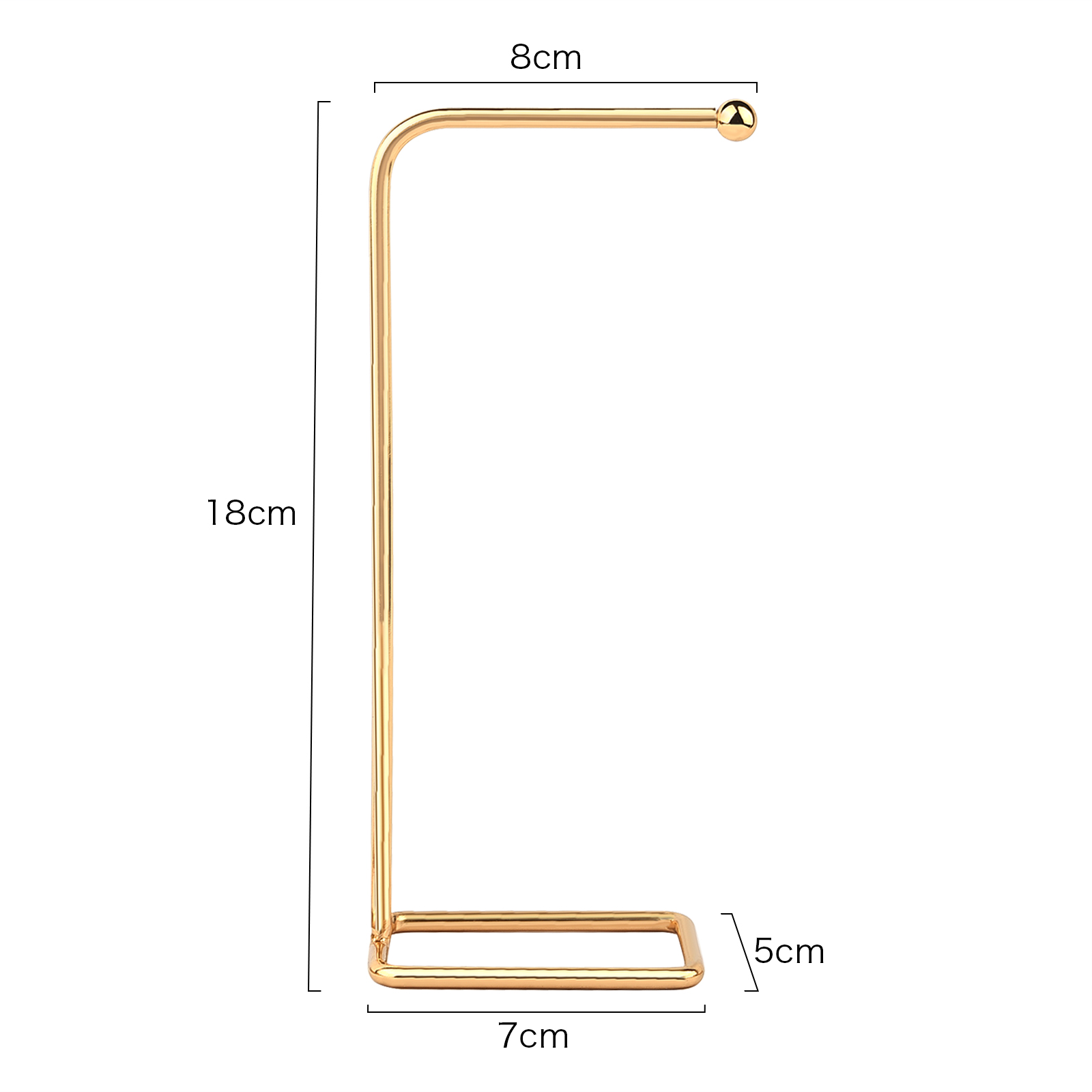 Organisateur de bijoux Support en bois Bracelet boucle d'oreille Support d'affichage décoration Support boucle d'oreille Support affichage décoration Rack petit: Brun clair