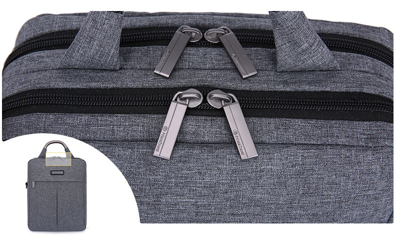 office bags for men work bag portafolio hombre business Waterproof Grey Black Working man Data Notebook shoulder Messenger Bag
