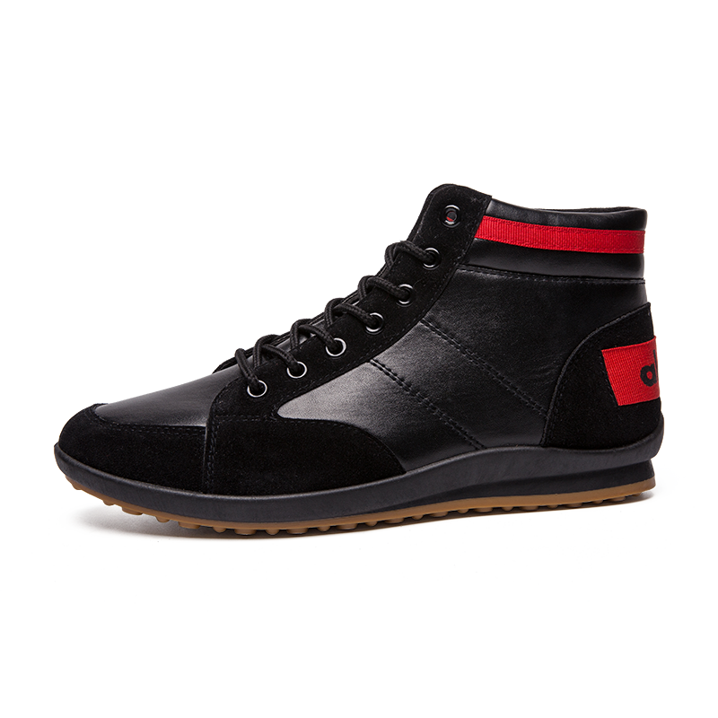 Trampki męskie buty do chodzenia oddychające wygodne PU mieszkania buty Outdoor Sports obuwie sznurowane