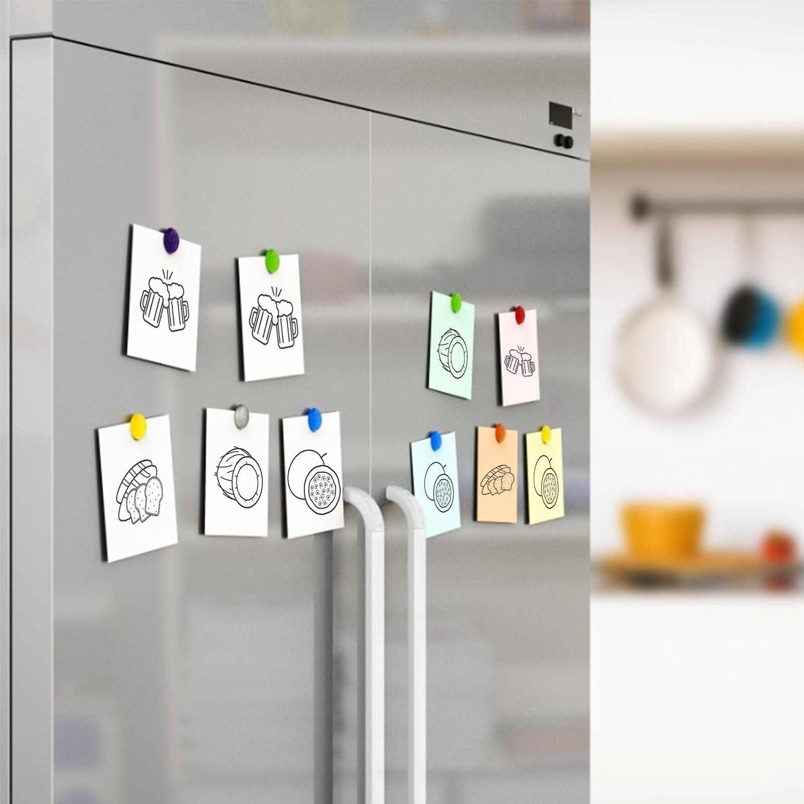 5PCS Color Thermal Paper Roll Set 57x30mm/2.17x1.18in Photo Picture Receipt Memo Printing for Peripage/Paperang Pocket Printer