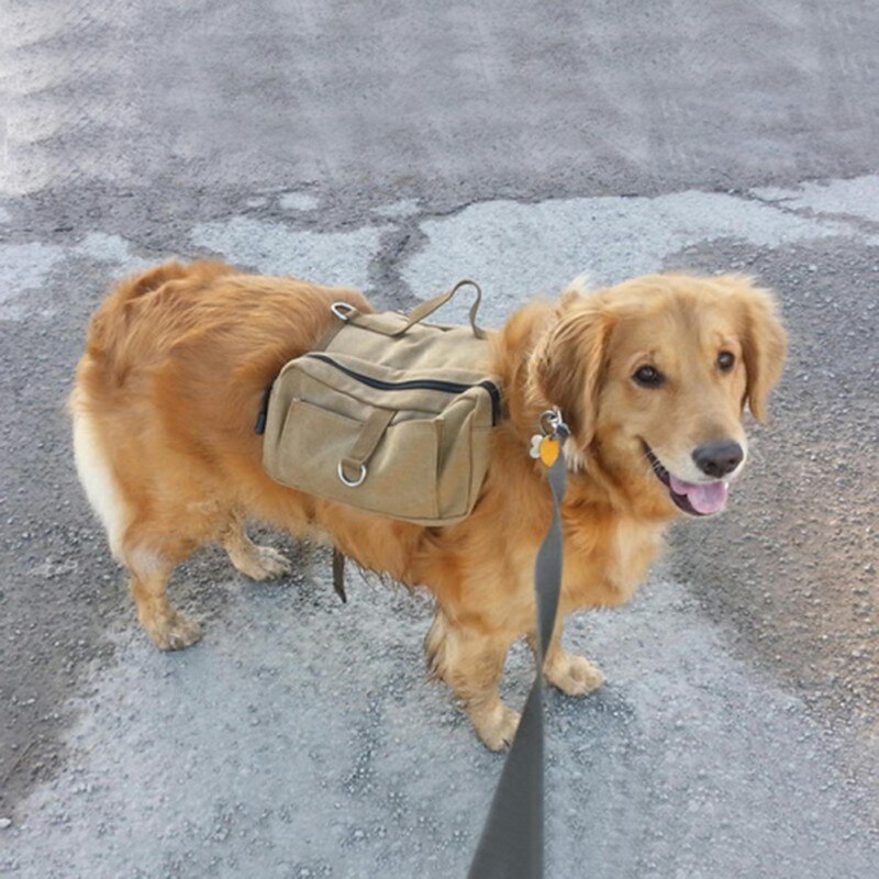 Hundepakke hunde rejse camping vandretur rygsæk sadeltaske rygsæk til mellemstore og store hundebærer tilbehør til kæledyr