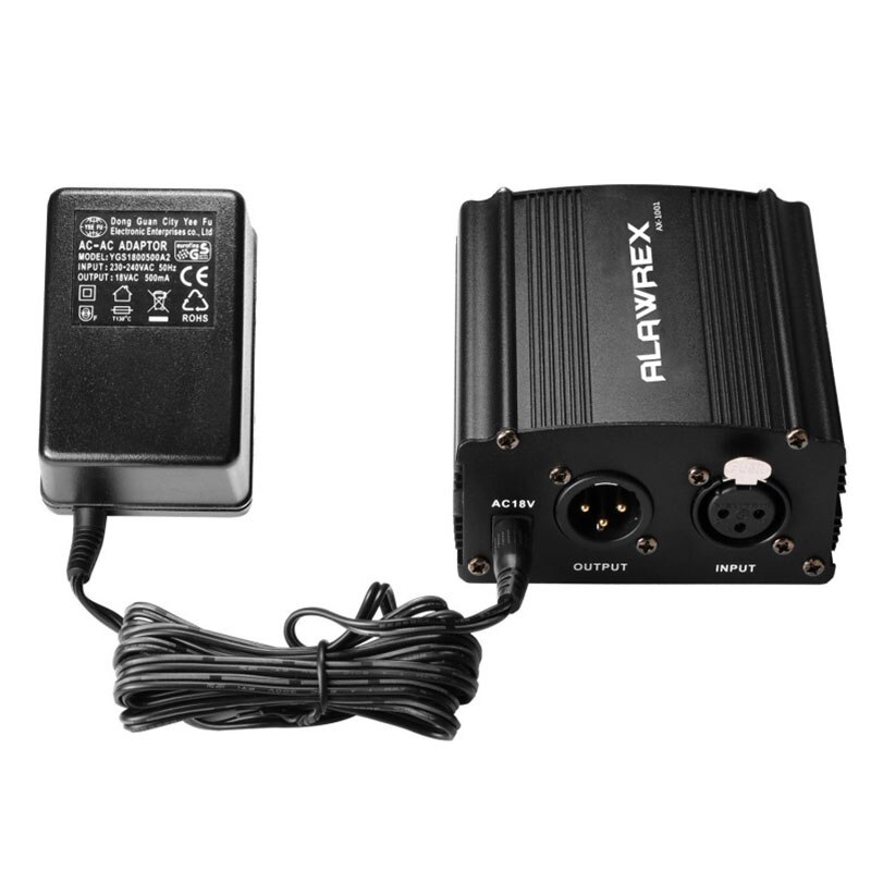 Recording Equipment USB 1- Channel Adapter XLR Audio Cable For Condenser Microphone