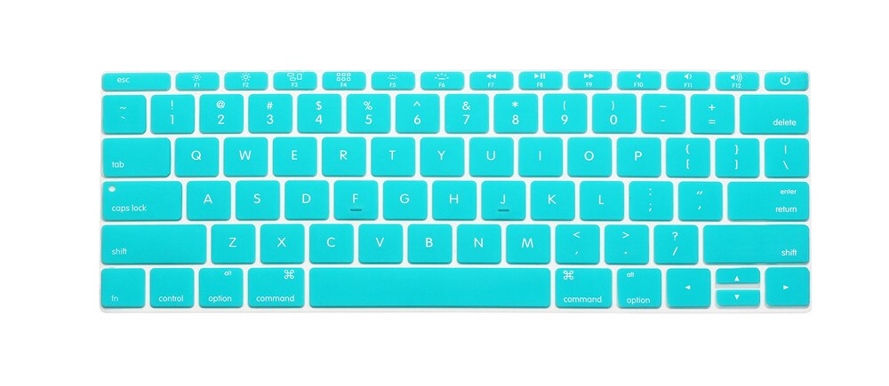 For Apple Macbook Pro 13" Inch Keyboard Skin Cover Protector Us Version A1708 (No Touch Bar) For Mac Book Pro 13.3 1708: mint green
