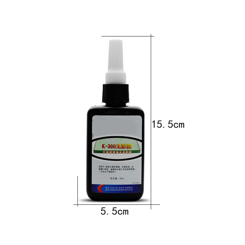 50ml Kafuter Uv-lijm Uv-uithardende Lijm K-300 Transparant Kristal en Glas Lijm