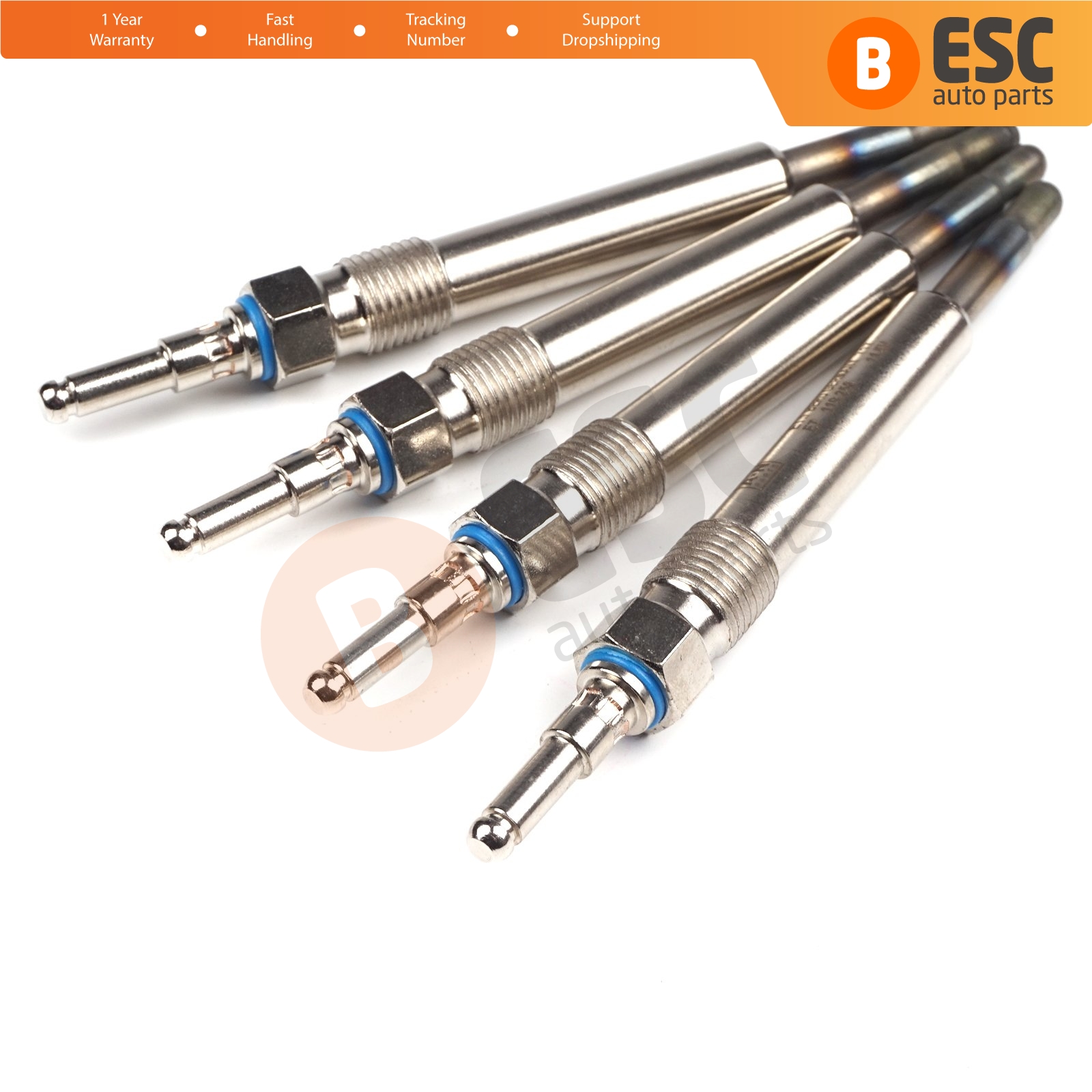 Esc auto parts egp 3-1 4 stuks gloeibougies voor mercedes-benz, snelle verzending  gx119, 0100226258, 88900724, 11591501, 11591601