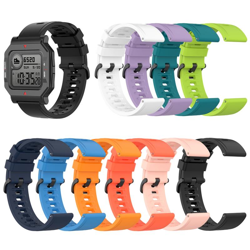 Sport Siliconen Band Voor Huami Amazfit Neo Smart Horloge Polsbandje Polsbandje Armband Zachte Siliconen Band Voor Amazfit Neo