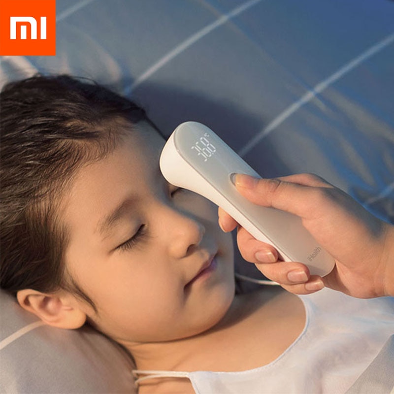 Original Xiaomi Mijia iHealth Thermometer LED Non Contact Digital Infrared Forehead Body Thermometer for Baby Kids Adults Elders