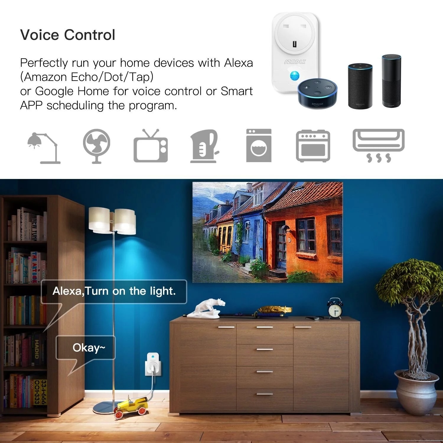 Wifi smart usb vägguttag universellt eluttag 15a power touch switch trådlös laddning fungerar med alexa google home