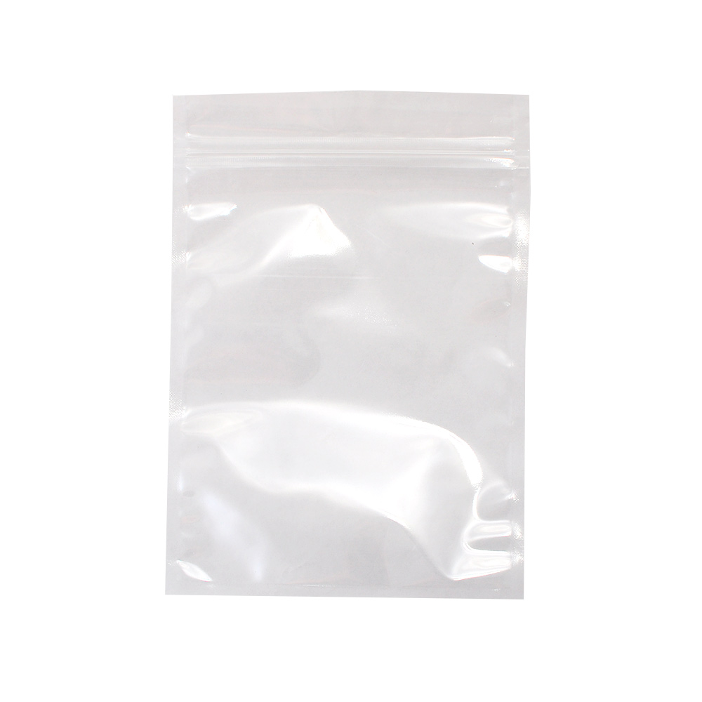 100 stuks transparante plastic zakjes met ritssluiting, herbruikbare hersluitbare plastic zakjes voor snoepjes, koekjes en gedroogd voedsel.: S