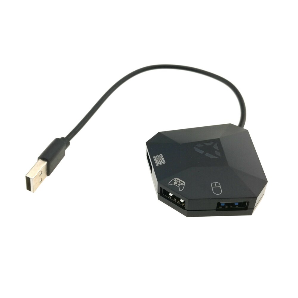 Hub USB Adaptateur Clavier Souris Jeu Contrôleur Convertisseur LED pour PS4 XBOX Commutateur