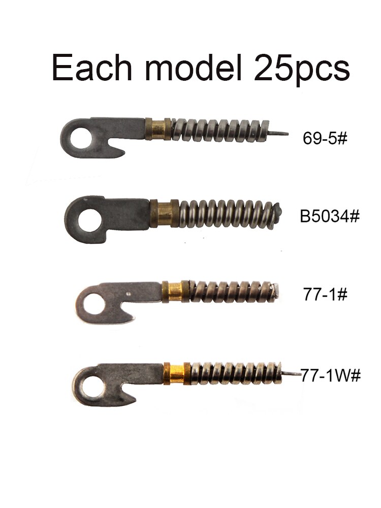 100PCS spring inserts for repairing broken eyeglass flex temples broken spring replacement part #77-1 77-1W B5034 69-5: MULTI