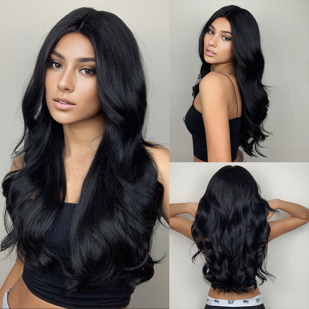 Peluca sintética rubia con flequillo recto Peluca de cosplay para mujer Peluca de seda de alta temperatura con ondas grandes y pelo largo y rizado: #613