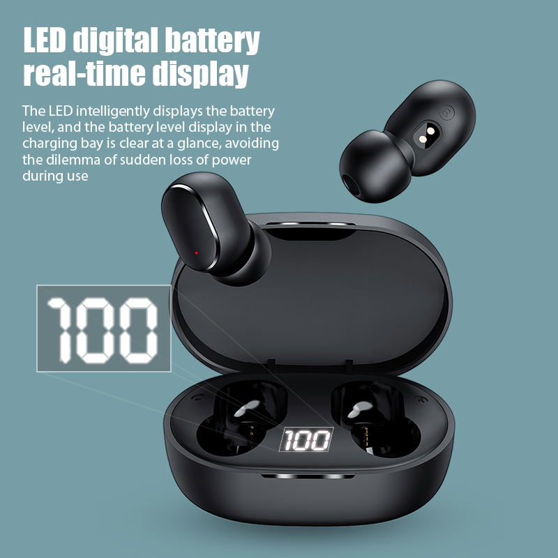 Fone Bluetooth Wireless Earbuds For Xiaomi Redmi Noise Cancelling Headsets With Microphone Handsfree Headphones
