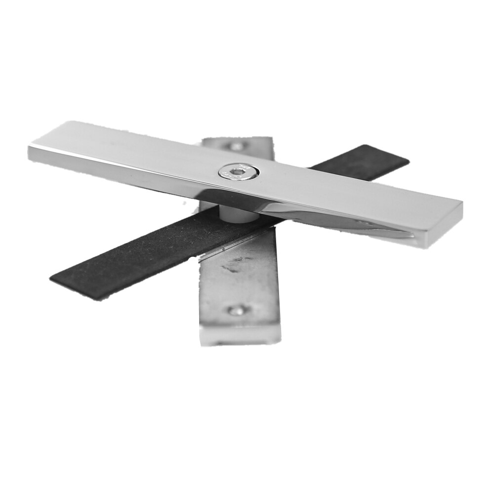 Stainless Steel 316 180 Degree Glass To Glass Long Flat Clamp