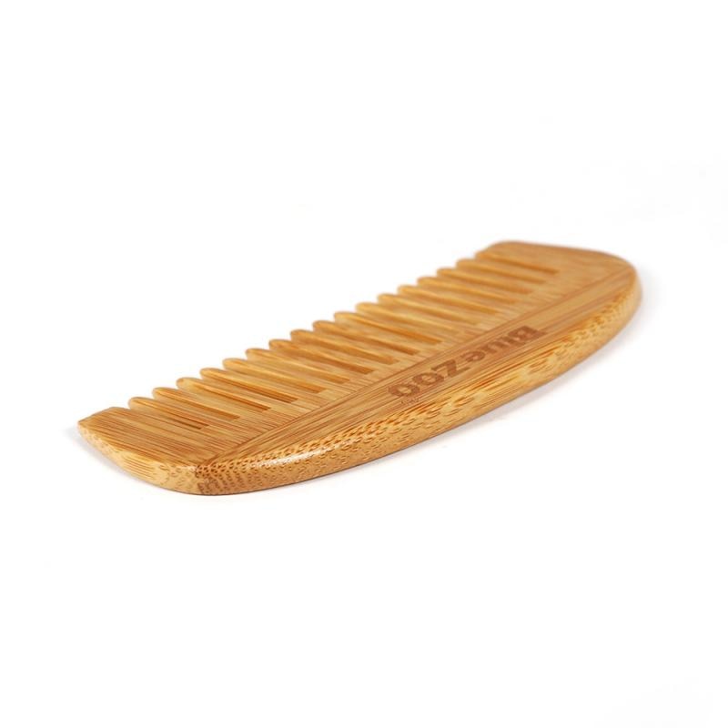 1 Pcs Natuurlijke Bamboe Haar Kam Massage Hoofdhuid Hoofd Meridiaan Massage Kam Anti-Statische Mannen Baard Kam Haar styling Tool