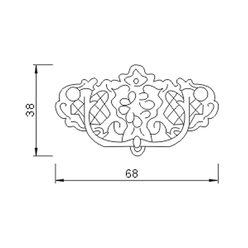 10- pack vintage keukenkastgrepen, meubelgrepen, ladegrepen, slaapkamerkastknoppen, antiek brons