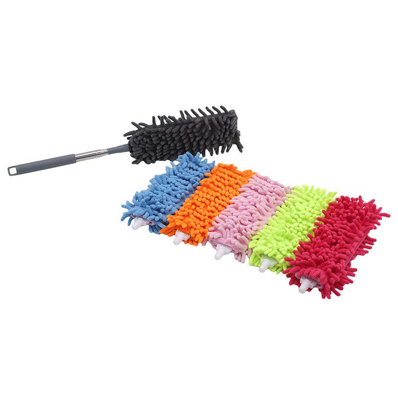 Telescopic Microfibre Duster Extendable Cleaning Home Car Cleaner Dust Handle Dust Mites Portable Dusting Brush Sweep Tool