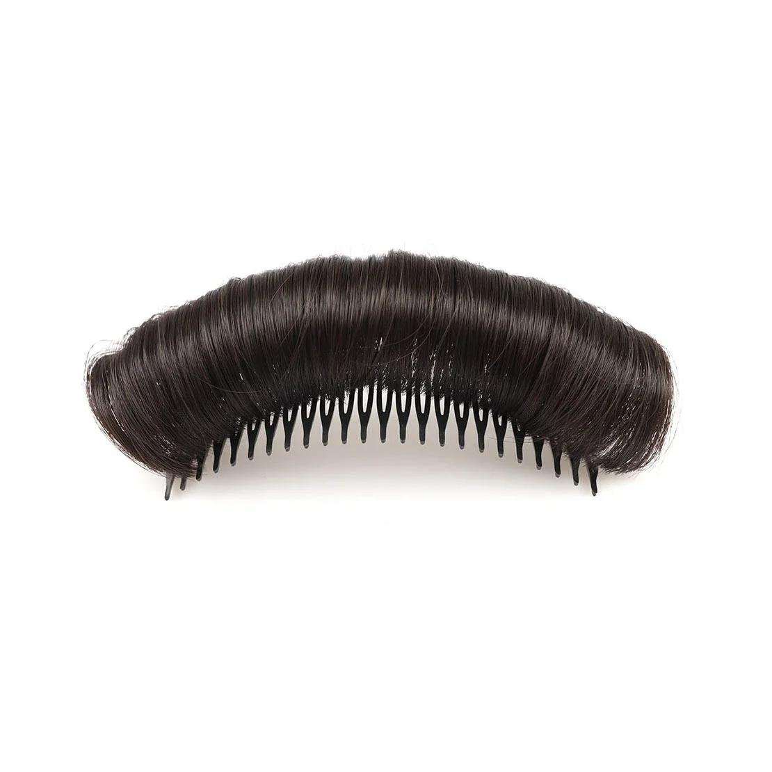 Invisible Fluffy Hair Pad Wig Cushion Comfortable High Temperature Fiber Insert Comb Fluffy Hair Clip Increase Hair Style Tools: Rose Red