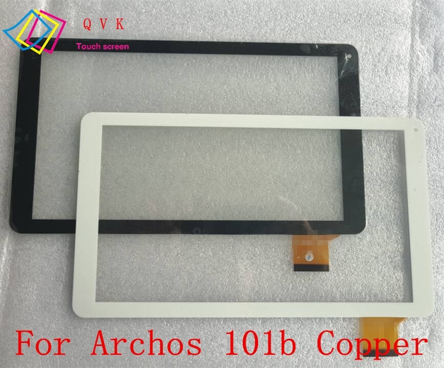 Zwart wit 10.1 &quot;Inch voor Archos 101b Koperen tablet pc touch screen panel Digitizer Glas sensor vervanging