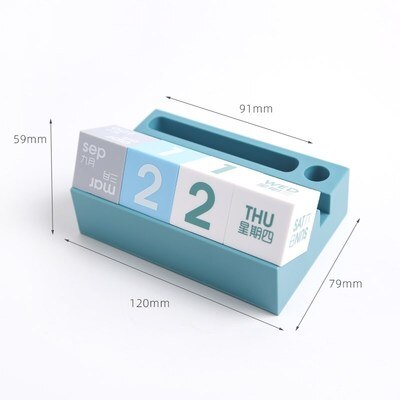 Kontor vintage hjemme kalender multi-funktion mobiltelefon holder ornamenter diy flip studie dekoration: D
