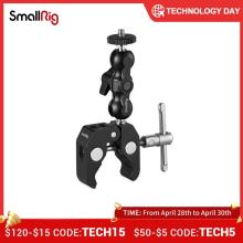 Braçadeira em forma de caranguejo multi-funcional smallrig com braço mágico ballhead 2164