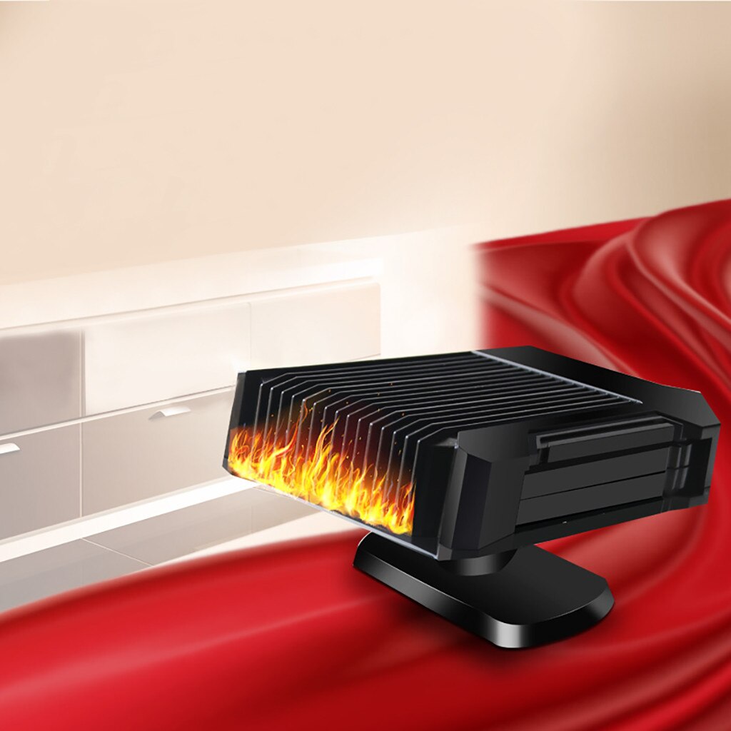 150W Car Auto Heater 12V Air Purifier Cooler Dryer Demister Defroster Portable 2 in 1 Windshield Warm Fan Truck Van