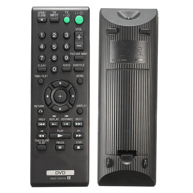 Rmt-D197A Smart Remote Control for Sony Dvd Dvp-Sr210 Dvp-Sr210P Dvp-Sr510H Dvp-Sr510