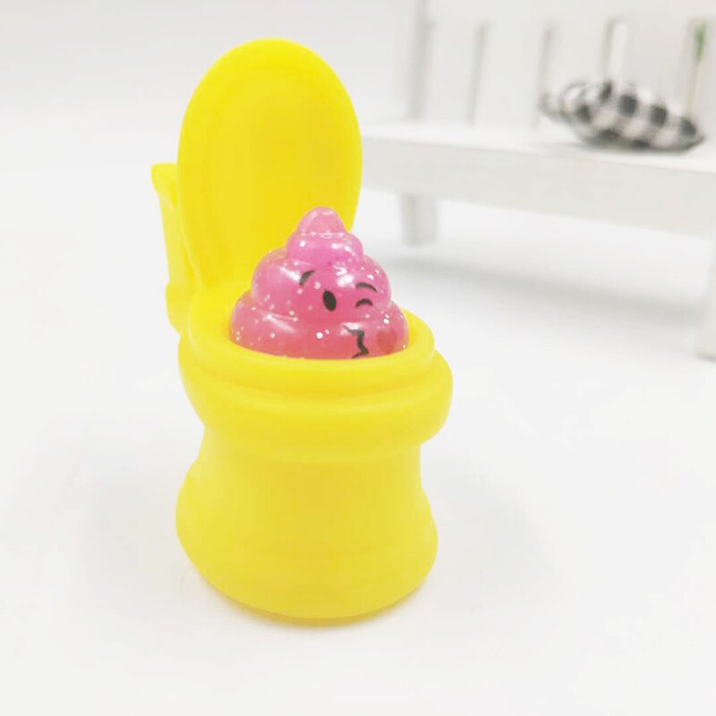 Squeeze Toilet Poop PVC Decompression Vent Knead Play Strange Office School Stress Toys Squeeze to Vent Toilet Poop