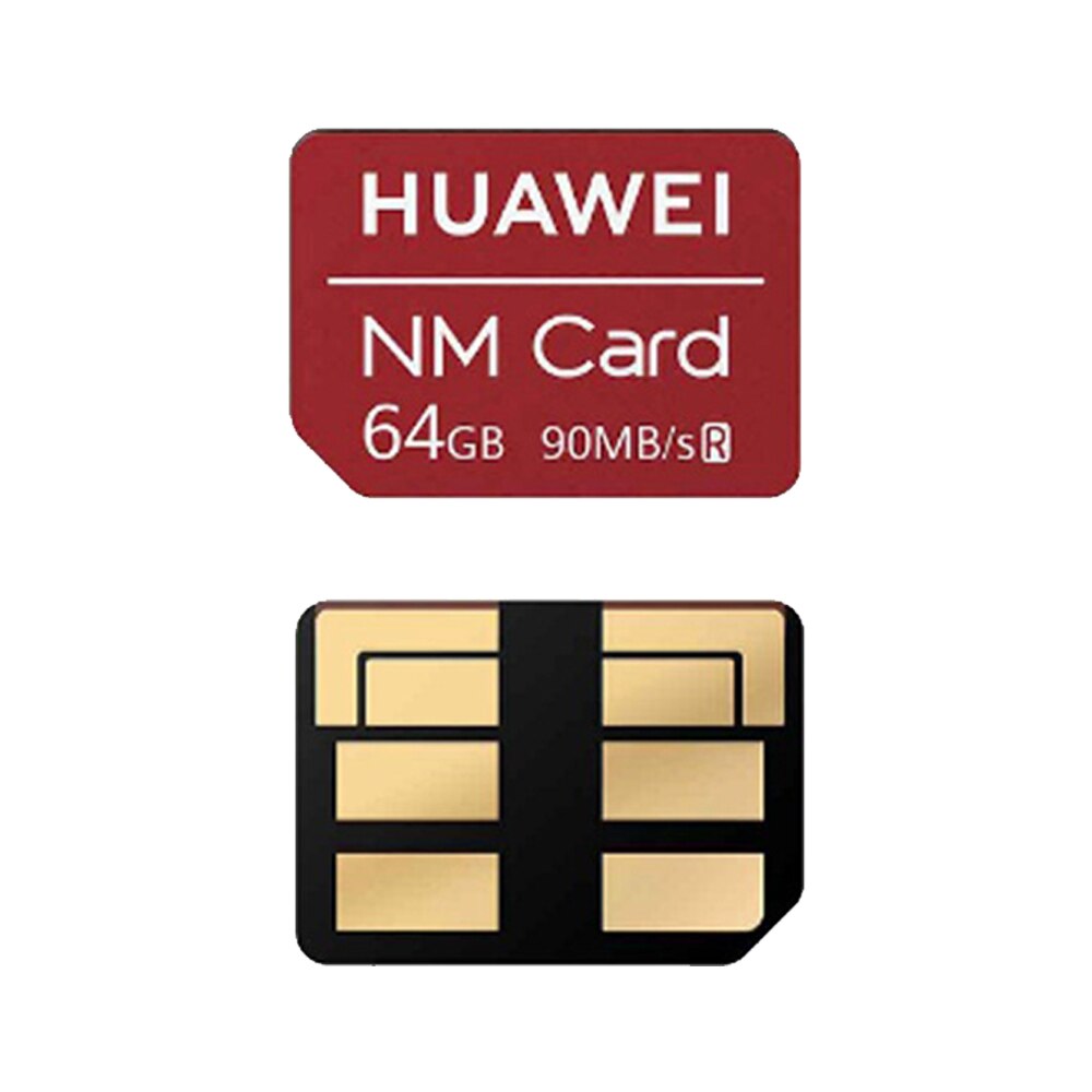 Nm Kaart Voor Huawei Nm Card 64Gb 90 Mb/s Nano Gelden Voor Huawei P30/Pro Mate20/X/Pro USB3.1 Gen 1 Nano Mamory Kaart: 64G no card reader