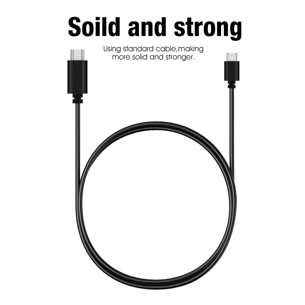 25cm 50cm 100cm Micro USB zu Typ-C Kabel Daten Sync Ladekabel OTG Adapter Stecker kabel Für Android Handy MacBook