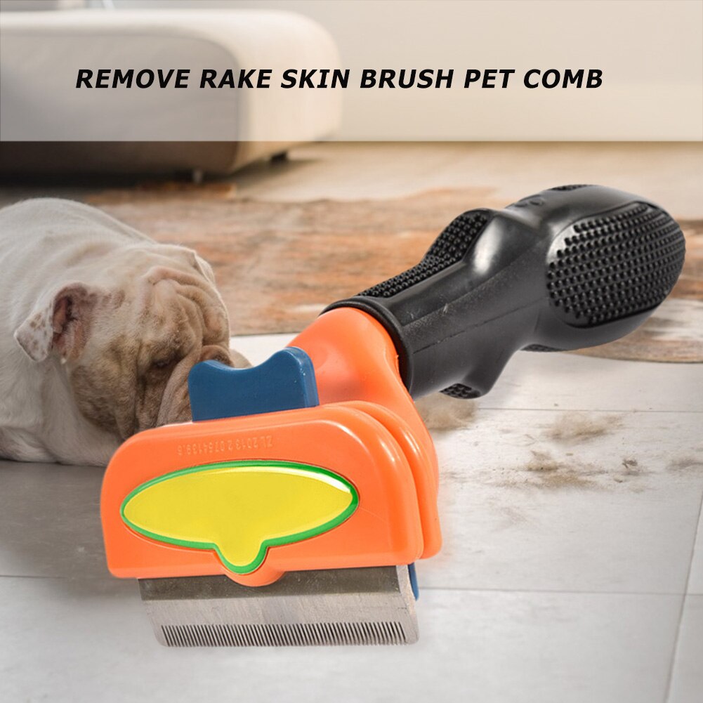 Cepillo para quitar el pelo Manual, peine para perros, rastrillo, herramienta de Limpieza del cabello, peine de depilación para perros, gatos, productos para mascotas