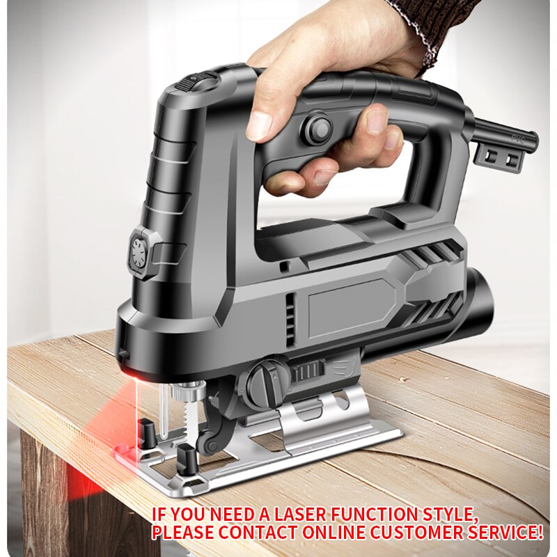 Electric Jig Saw, Woodworking Saw, Electric Saw, Household Woodworking Multi-function Wood Cutting Machine, Small Hand-held Tool