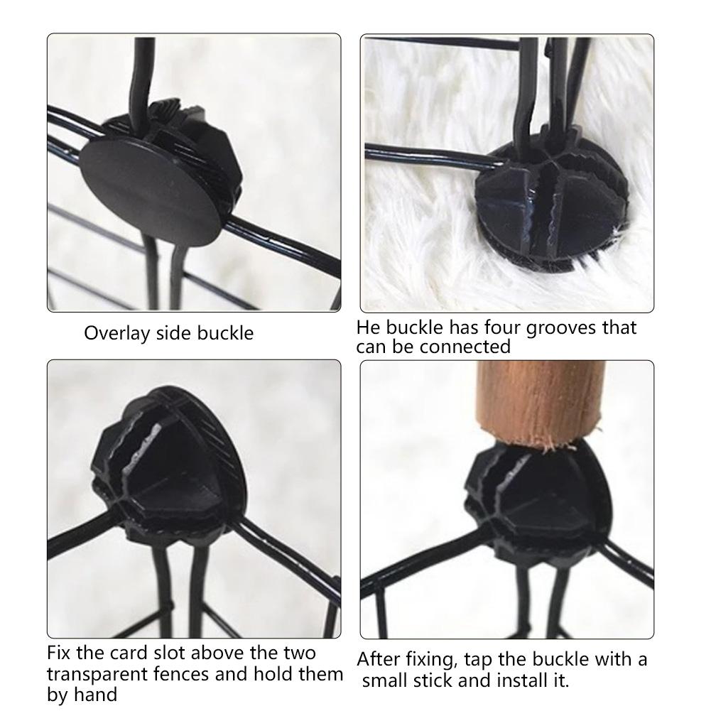 DIY Combination Wire Mesh Pet Cage Dog Cat Rabbit Cage Multi Function Fence Iron Cage Guinea Pig Metal Hamster Cages Pet Fence #