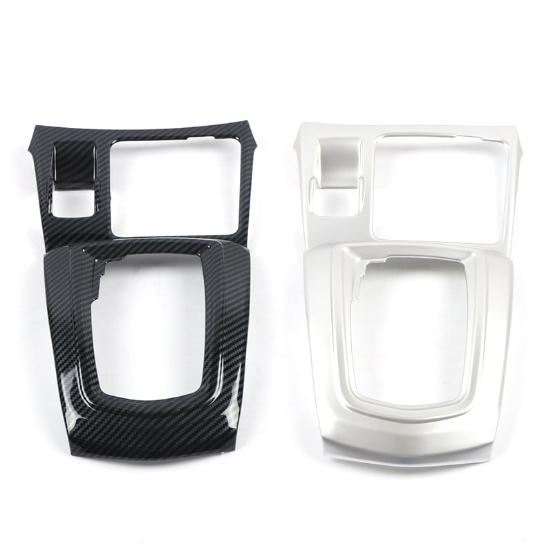 Chrome For Nissan Qashqai J11 ABS Carbon Look Gear Shift Electronic Handbrake Frame Trim Cover accessories