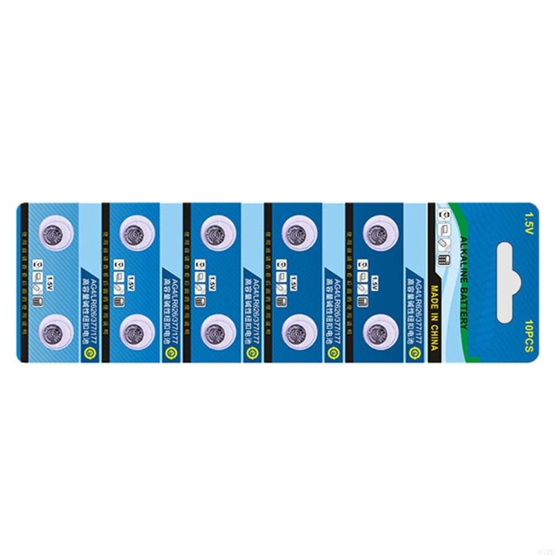 H7BE 20PIECE/10 PIECES AG4/LR626/377 Uhr Batterie, Zuverlässigkeitsleistungen 1,5 -V -Knopfzellenbatterien für kleine Elektronik