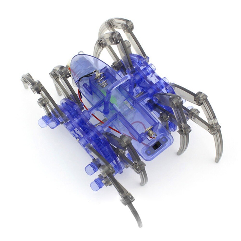 Diy Spider Robot Wetenschappelijk Experiment Dier Speelgoed Elektrische Speelgoed Educatief Assembleert Kits Cadeaus Voor Kids Kinderen