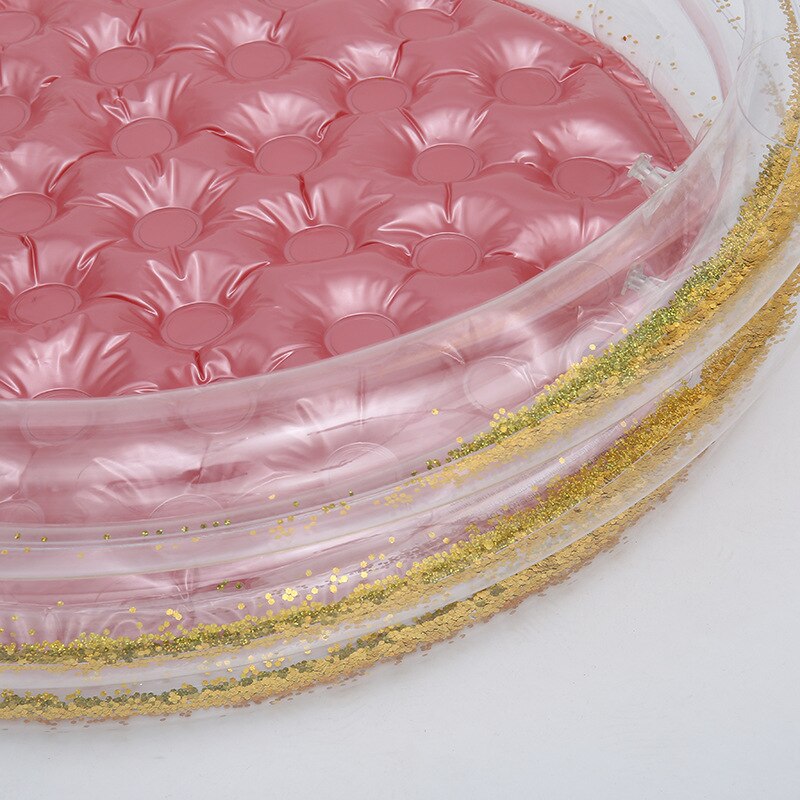 Ins Baby Sequined Swimming Pool Thicken PVC Bathing Piscina Basin Bathtub Inflatable Pool Float Home Use Paddling Swimming Pool