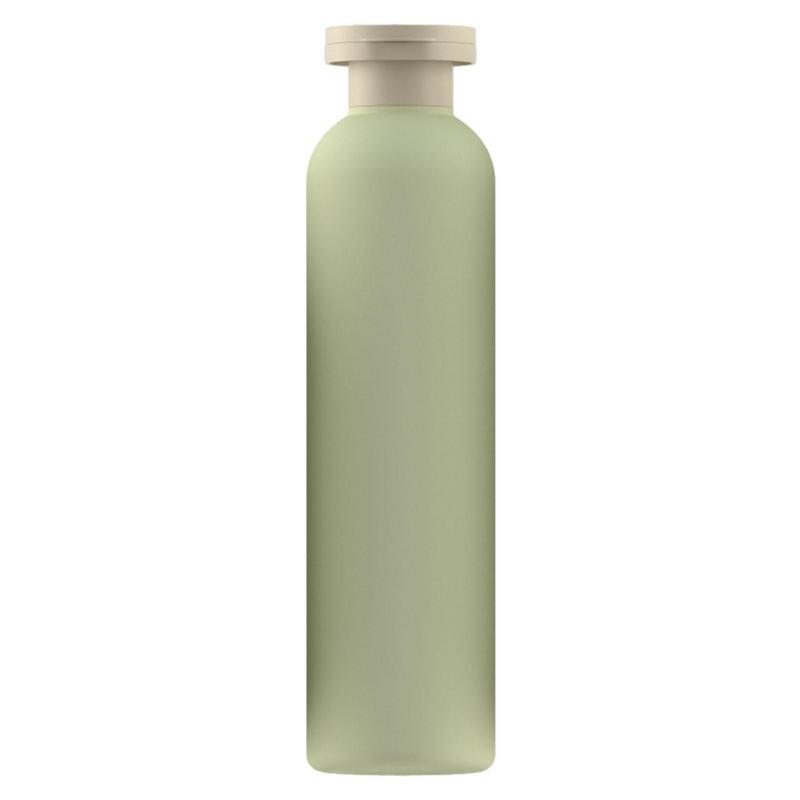 Green Refillable Bottle Filp Lid Empty Plastic Hand Sanitizer Shampoo Lotion Bottles Cosmetic Cream jar Travel tool 200~500ML