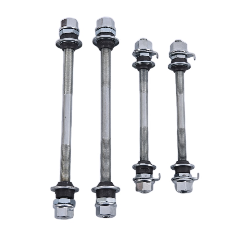 150/180mm Bicycle Wheel Hub Axle Front Rear Steel Solid Spindle Shaft Vintage Front/rear Axle Lever Bike Repair Tool Accessories