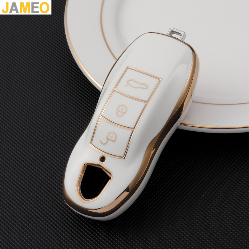 Para Porsche Cayenne 958 Macan 911 Panamera 996 991 Boxster 987 997 TPU funda para llave de coche accesorios de carcasa para llave