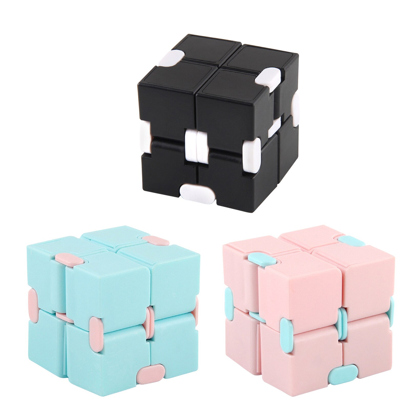 3pc Fidget Kubus cubi rilievo antistress cubo giocattolo cubi palla bambino/adulto sensazione di mano Senseony giocattolo regalo игрушка W W *: Default Title