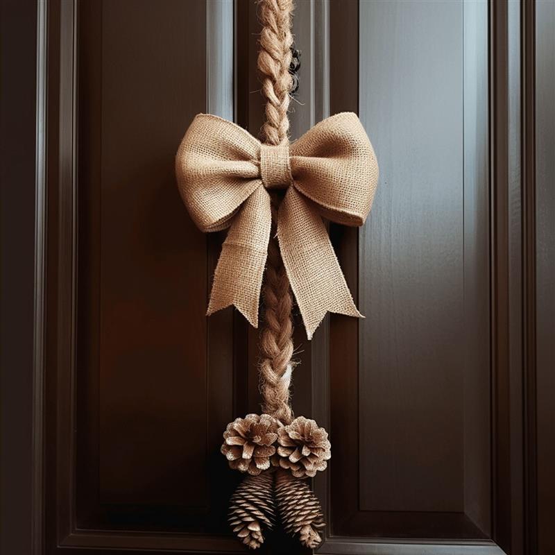 10M/Roll Jute Jute Rollen Hessische Lint Met Kant Vintage Rustieke Bruiloft Decoratie Party DIY Ambachten Kerstcadeau verpakking