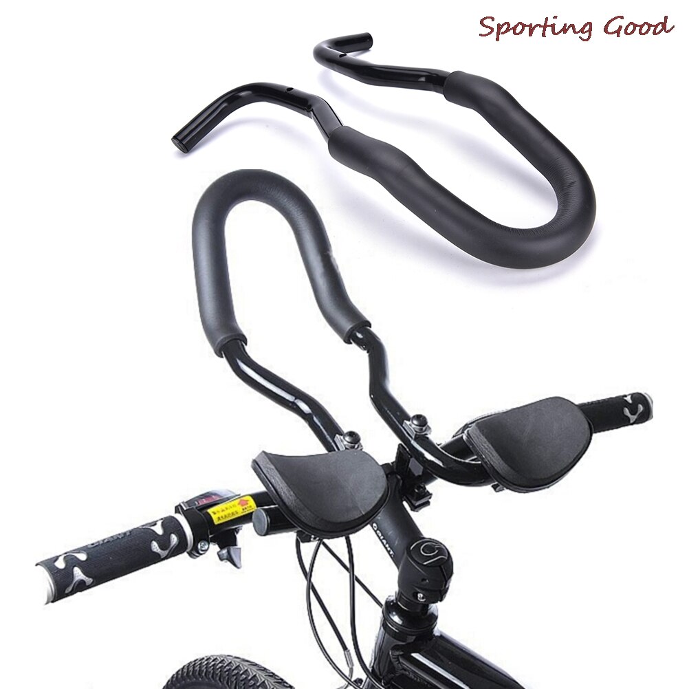 Front Rest Black Bicycle Handlebar Road Mountain Bike Bicycle Aluminium Arm Relaxation Handlebar Rest