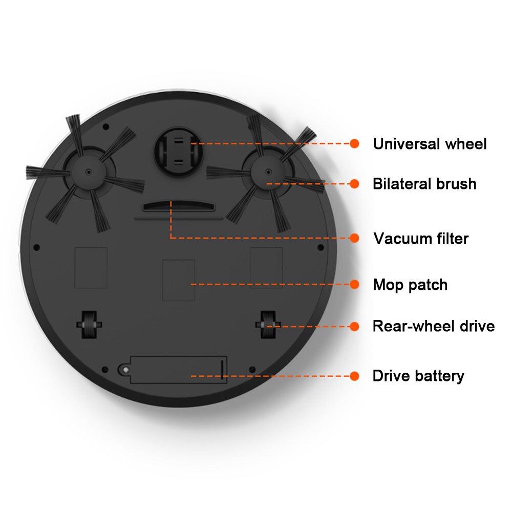 Automatic Robot Wireless Vacuum Cleaner Sweeping USB Charging Intelligent Vaccum Cleaner Robots Household Machine