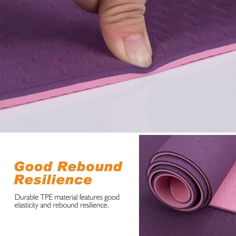 Tapis de Fitness TPE résistant aux déchirures, , Sport, perte de poids, Fitness, pour femmes